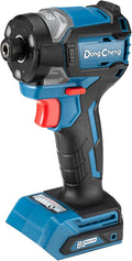 Dong Cheng 20V Brushless Impact Driver, 1,840in-lbs Cordless Impact Driver with 3200RPM, 4300IPM, 1/4" Hex, 4 Work Mode (Bare Tool)