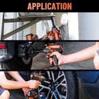 950N.m/700Ft-lbs Cordless Impact Wrench 1/2", 2 * 4.0Ah Battery Brushless Impact Wrench with Fast Charger, 5 Sockets Portable Suitcase for Car Tire DIY