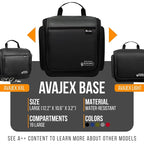 Travel Toiletry Bag for Men and Women - Large Hanging Toiletry Organizer - Waterproof Hygiene Bag with Metal XXL Swivel Hook, with Sturdy Zippers and 19 Compartments for Toiletries, Makeup, Cosmetics