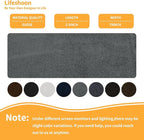 Fabric Repair Patches, Self-Adhesive Suede Patches Tape Durable, DIY Large Fabric Repair for Sofa, Couches, Furniture, Chair, Clothing （3.5X79 Inch, Black）