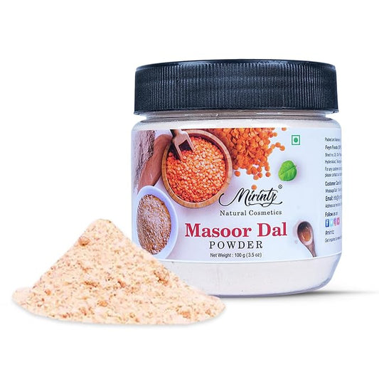 100% Natural Masoor Dal Powder | (3.5 Oz) Organic Lentils Powder for Face & Skin | Red Lentils Powder for Natural Face Pack | Dried Masoor Dal Cleansing Powder & Skin Brightener for Face-VeraVaultWomen