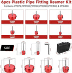 PVC Pipe Fitting Reamer Kit, Plumbing Pipe Saver,PVC Socket Saver with 3/8-Inch Hex Shaft PVC pipe reamer tool Contains PPR200 Size:2"
