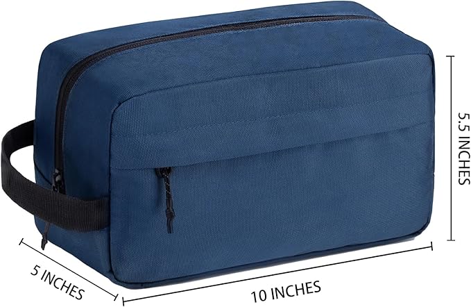 Vorspack Travel Toiletry Bag for Men - Hanging Toiletries Bag Water Resistant Dopp Kit Travel Bag for Toiletries Accessories