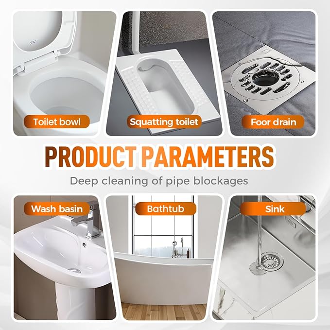 5 Pack 25 Inch Drain Snake, 2025 New Clog Remover, Flexible Hair Removal Tool for Bathroom and Kitchen, Durable Pipe Cleaning Tool for Homeowners (5 Pack)