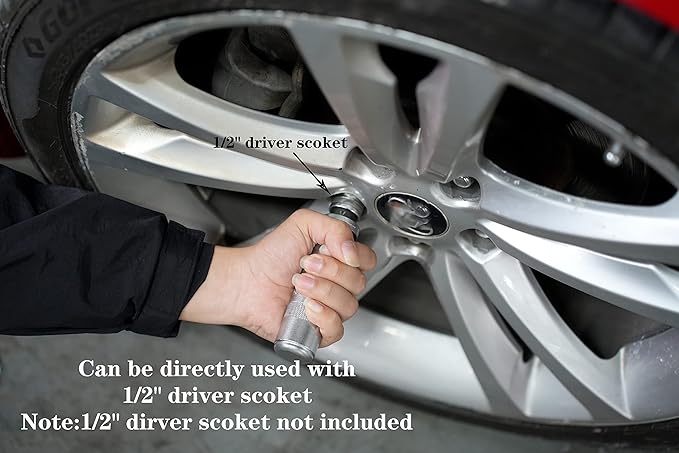 1/2" Manual Hand Impact Driver Set Extractor-12 PCS Impact Screwdriver S2 Steel Much More Durable Disengage Rusted Fasteners or Frozen Bolts Manual Reversible Impact Driver Set