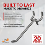 200 PC PEG Board Hooks 4 inch Pegboard Hooks 4" Length Wholesale Lot