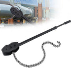 YHK Chain Pipe Wrench, Chain Tongs with 41.3" Chain Length and 35.4”-47.2” Telescopic Handle Length, Chain Wrench for Pipe Installation, Repair, and Maintenance, Fit for 1-1/2"-8" Pipe Diameters