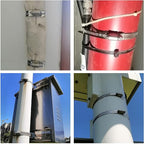 20 pack,Hose Clamp Fasteners only,DIY 304 Stainless Steel Adjustable Pipe Worm Clamp Fasteners for Air Duct Clamps,Exhaust Wrap Clamps,Water Pipe,Pole Mount and Metal Strapping