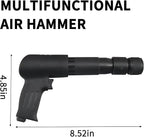 Air Hammer - 21PCS Air Chisels (Tapered Punches, Panel Cutter & Flat Chisel), 2500 BPM - for Car Repairs, Cutting Metal Sheets, Removing Wall Fixtures, Drilling Through Walls, Dismantling Nuts