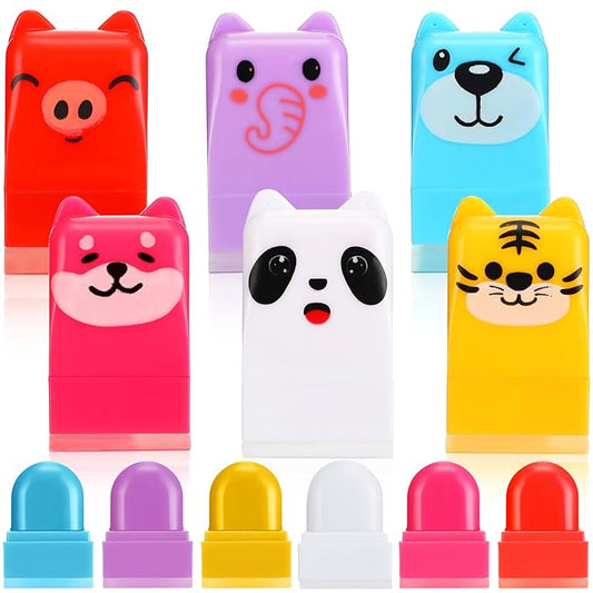 12 Pcs Farm Animals Birthday Lip Balm Gifts for Baby Shower Prizes Gift Baby Shower Favors Genger Reveal Gifts Zoo Theme Birthday Party Favors for Preschool Toddler Boy Girl Classroom Prizes-VeraVaultWomen