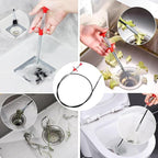 Flexible grabberDrain Snake Tool - The Ultimate 76inch Flexible Grabber for Hair, Unclog Any Drain in Minutes! Gunk & Debris in Sinks, Showers & Tubs. No More Chemicals, Just Quick Results!