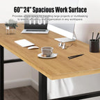 60” Adjustable Work Bench, Heavy Duty Work Table for Workshop, Garage, 3000 Lbs Capacity