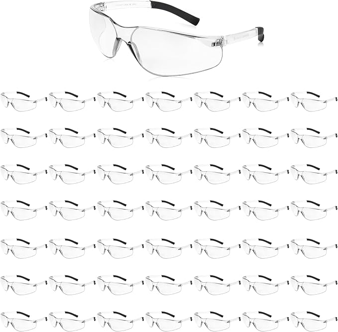 Safety Glasses for Men Women ANSI Z87.1 Safety Glasses Bulk Protective Eyewear Scratch-Resistant
