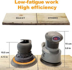 MAXXT Electric 5mm Random Orbital Sander Brushless 350W 3A Multi-function Variable Speed Electric Corded Orbital Sanders Machine with 10 Sanding Paper for Woodworking (R7303-5.0mmOrbit)