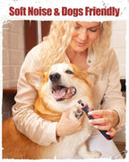 AVID POWER Cordless Rotary Tool 8V Rechargeable Grinding Tool for Dog Nail, 5 Speeds, 60 Pcs Accessories for Carving, Engraving, Sanding, Polishing and Cutting (Light Red)