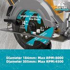 Metal Blade 12 Inch for Aluminum Non Ferrous 60 Tooth Tungsten Carbide Tipped Blade with 5/8-Inch Arbor Pack of 10