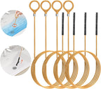 35 Inch Drain Snake Hair Clog Remover Tool, Anti-Break Metal with Nylon Coating Sink Snake, for Bathroom Sink, Tub, Shower, Pipe Drain (4 Pack)