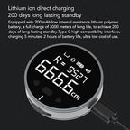 Digital Tape Measure, 328ft Electronic Rolling Ruler with 1.8inch LCD Display, Rechargeable Small Smart Long Distance Rolling Measuring Tool for Flat Curved Diameter