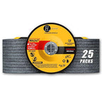 4-1/2 inch Grinding Wheels for General Purpose Metal & Stainless Steel, Aluminum Oxide Grinding Disc for Angle Grinder 4.5'' x 1/4'' x 7/8'' (25 Pack)