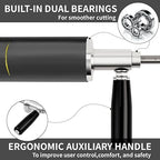 Inside Pipe Cutter for PVC Pipe, 1.5"-8" PVC Pipe Cutter Tool with 7" Depth Adjustment, Diamond Grit Wheel, 1/4" Hex Shank for Drills/Drivers, PVC Cutter for Plumbing