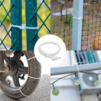 Zip Ties Assorted Size,500 Pack,6+8+12+14+18 Inch Double Sided Toothed,120 LBS Tensile Strength Heavy Duty Cable Wire Ties Self-Locking Adjustable Durable Nylon Tie Wraps for Indoor Outdoor White