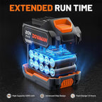 TITANCE X8 Advanced Cordless Impact Wrench, 20V Brushless 1/2'' Impact Gun, 1000 FT-LBS High Torque, 5-Mode Control, 4.0Ah Li-ion Battery Powered Wrench for Car Tires & Automotive Repair