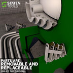 00936 Roller Support: 1/2" to 1-1/4" Conduit Bender Accessory for Greenlee 555/Current, Heavy-Duty Steel Construction