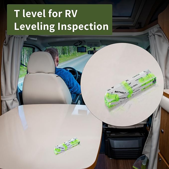 BETHEL Mini Bubble Level - 3-in-1 Multi-Angle (45°/90°/180°) Cross-Check Pocket Spirit Shatterproof Level for Picture Hanging, Wall Framing, Tile Layout & DIY Measuring Tools