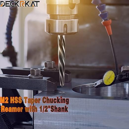 1-3/16" Reamer Drill Bit for Metal, M2 HSS Taper Reamer for Steel, Alloy, Wood, Plastic to Align, Enlarge Holes – 5-Spiral Flutes,1/2"Non-Slip Shank, 30mm Car Reamer, Bridge Construction Reamer.