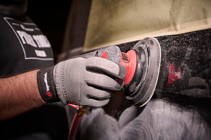 Ingersoll Rand 5152-5-HL - 5" Random Orbital Air Sander, 3/32 Orbit, Hook & Loop, 12,000 RPM, 0.3 HP