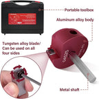 5 Piece PVC Pipe Reamer Kit With A Socket Wrench,MEIFRENSHIP 1" 1.5" 2" 3" 4 Inch Plastic Pipe Fitting Reamer Tools Contain PPR100, PPR150, PPR200, PPR300, PPR400, Fit Into Standard 3/8" & 1/4" Drills