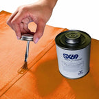 SX 69 Vinyl Repair Kit | Inflatable Bounce House Repair Kit | Includes 8 Ounce Adhesive and Vinyl Roll | for Flexible, Waterproof Repairs of Tears, Punctures, and Holes