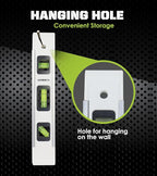 2 Pack Torpedo Level 9-INCH Level with 45°/90°/180° Bubbles, Small Measuring Tool