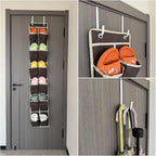 Over The Door Metal Hooks with Plastic Coating 5.5" Fit 0.5" to 2" Wide Door 4 Pcs Heavy Duty Single Towel Robe Rack Wreath Bathroom Shower Hanger Shoe Organizer Ironing Board Short White