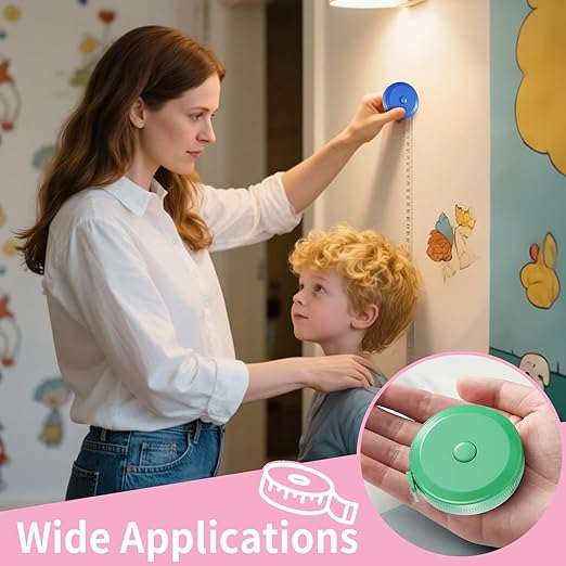 16 Pack Tape Measure, 60 Inch/150cm Retractable Body Measuring Tape - Soft Sewing Tape for Tailor, Craft & Cloth Measurements (Cold Green)