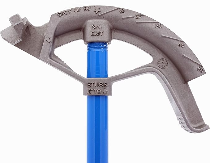IDEAL Electrical 74-047 Aluminum Bender Aluminum, Conduit Pipe Bender w/handle for 3/4 in. EMT Pipes. Cutters and Benders