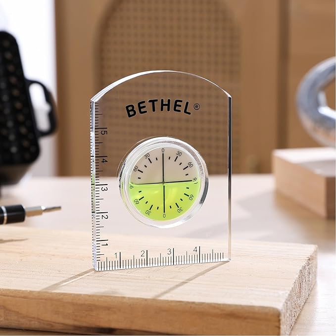 Circular Bubble Level Bullseye Degree Marked Surface Round Spirit Levels Measuring Tool