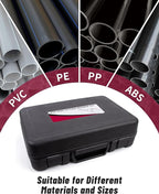 PVC Pipe Reamer with 2 Inch Head Aluminum PVC Fitting Saver, PVC Socket Saver For SCH40 PVC, ABS PVC Pipe, Water Lines