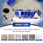 SHDIATOOL Diamond Tile Drill Bits Kit 13pcs, Porcelain Hole Saw Sets, Core Bits Cutter for Drilling Ceramic Marble Granite (6/8/10/20/25/35/50/75/100/20MM/2/SDS/HEX)