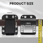 1 Pcs Drill Holder for Tool Belt, Tape Measure Holder with Metal Clip, 2 in Belt Hook Holster for Cordless Drill, Impact Driver, Measuring Tape, Tool Accessories