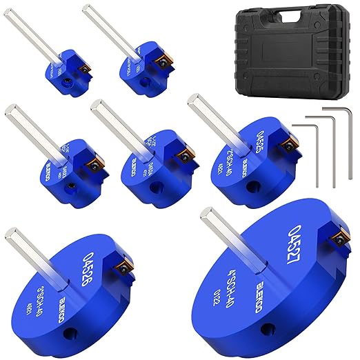 7PCS PVC Pipe Reamer Kit - SCH40 Aluminum Deburring Tool Kit (3/4" to 4") | Dual-Blade Technology | Deburring Tool for PVC & ABS Pipes | Fits Standard 1/2" Drills