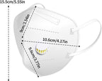 Dust Masks 20PCS, 7 Layers Filter Cover Against PM2.5 Sport Face Mask with One Breathing Valves