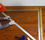 48 Aluminum Combination Square Carpenter Tools | Adjustable 45° & 90° Angles for Framing/Roofing/Staircases | Professional Woodworking & Construction Triangle Ruler Tool