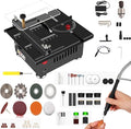 Mini table Saw, 7 Speed Adjustable Power Supply,Multi-Functional mini Table Saw for Crafts, Speed & Angle Adjustable, DIY Machine for Wood,Acrylic,Plastic,PCB cutting