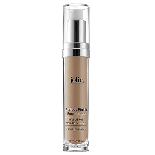 Jolie Perfect Finish Liquid Foundation Makeup SPF 15 Oil Free (MW2)-VeraVaultWomen