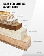 CRALY 12 Inch 100 Teeth Ultra Fine Finish Wood Cutting Circular Saw Blade, 1 Inch Arbor, Carbide Tipped, Thin Kerf, Black Ice Coating, for Wood Cutting Table Saw, Miter Saw(C12100FF)