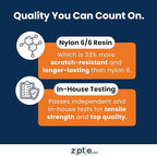 ZipTie.com 12-Inch Natural Releasable Pawl Zip Ties - 50-lb Tensile Strength Cord Management - UL Listed Reusable Cable Ties - UL 21 Listed, UV Resistant, Indoor & Outdoor Multi-Purpose (100-Pack)