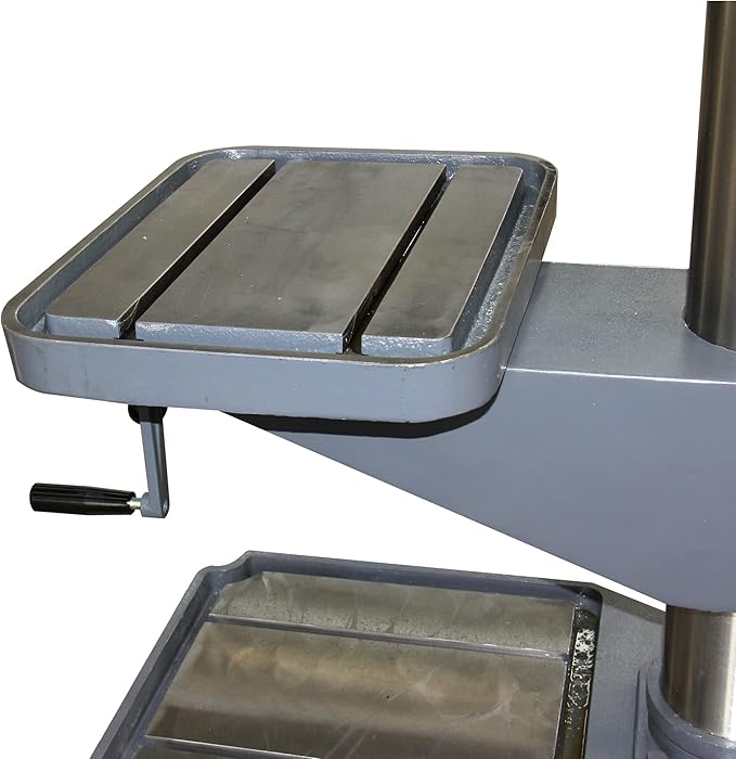 KAKA INDUSTRIAL Gear Head Vertical Drill Press, 2.2kW 220V 3-Phase, 8-Speed (108-1800 RPM), 40mm Max Drilling,150mm Spindle Travel,MT4 Taper,DRO Depth Control GD-40