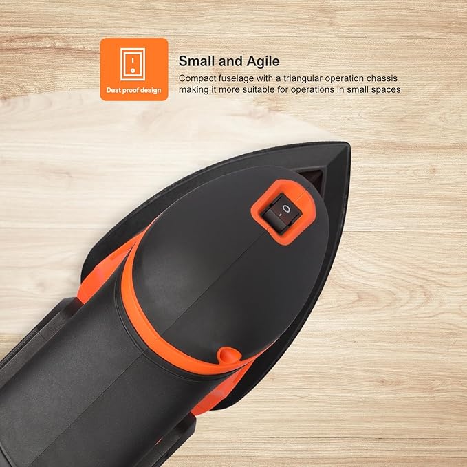 20V 1.3Ah Cordless Sander, Detail Sanders, 20Pcs Sandpapers,12000 RPM Sanders with Dust Collection System for Tight Spaces Sanding in Home Decoration, Battery and Charger Included