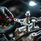 3-piece Adjustable Wrench Set, 6, 8, 10 Inch, Wide Jaw Adjustable Wrench Set with Metric & SAE Scales, Cr-V Steel Wrenchs with Tool Box